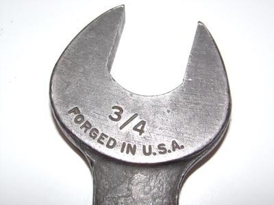 Made in U.S.A. 2 vintage wrenches unknown brand.