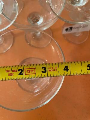 Vintage Set of 18 Champagne Glasses