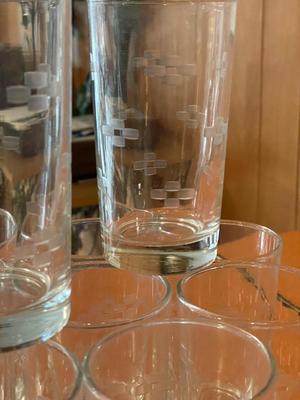 Vintage Lot of 10 Water/ Long Drink Glasses