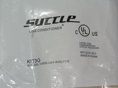 Shuttle brand phone line conditioner for DSL to a wall mount phone