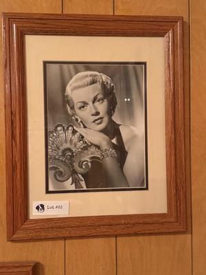 Vintage Framed Art - Lana Turner