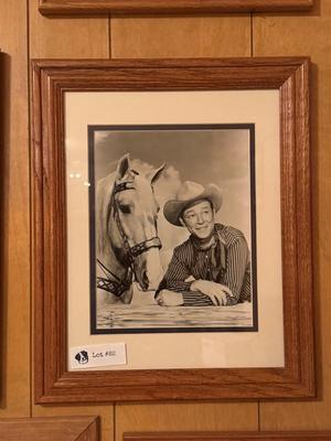 Vintage Framed Art - Roy Rogers