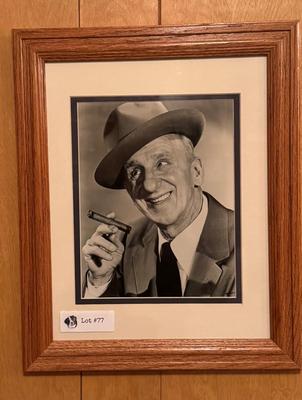 Vintage Framed Art - Jimmy Durante