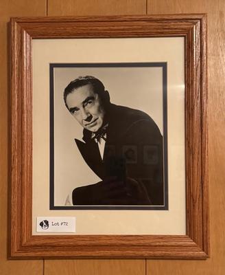 Vintage Framed Art - Bela Lugosi