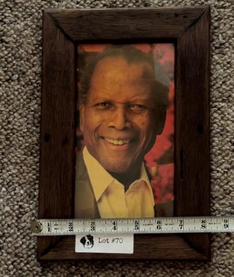 Vintage Framed Art - Sidney Poitier