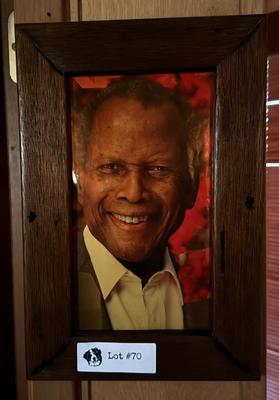 Vintage Framed Art - Sidney Poitier