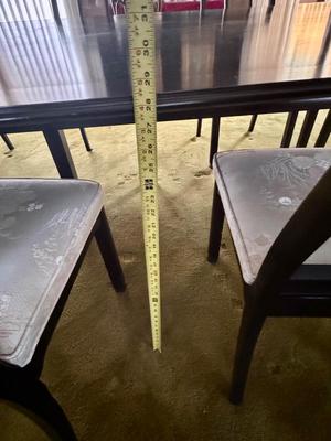 Beautiful Vintage Dining Room Table (120" x 53.5) with 3 Extension Leaves and 8 Chairs