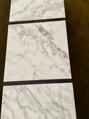 Vintage Wooden Coffee Table with Marble Top