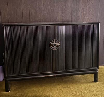 Vintage TV Cabinet including TV - untested