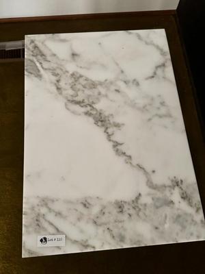 Vinatge Wood Coffee/Side Table with Marble Top 26' x 18"