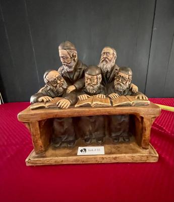 Vintage Group of Jewish Scholars Sculpture