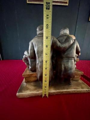 Vintage Group of Jewish Scholars Sculpture