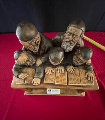 Vintage Group of Jewish Scholars Sculpture
