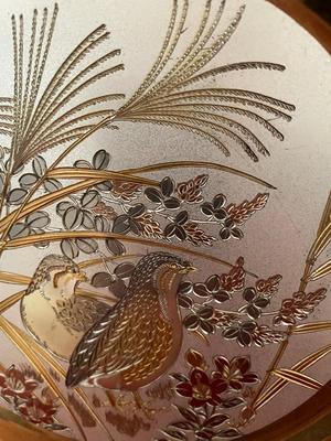 LAL Art of Chokin Japanese Plate