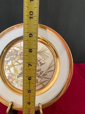 LAL Art of Chokin Japanese Plate