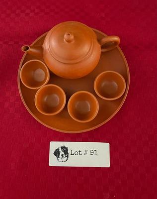 Mini Clay Teapot Set