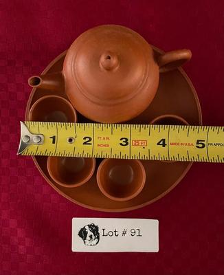 Mini Clay Teapot Set