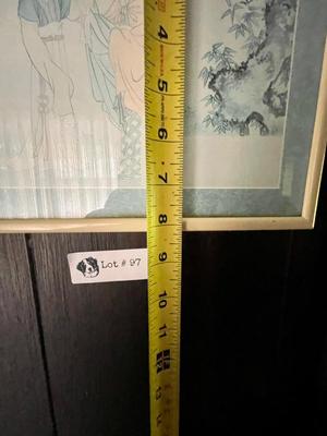 Vinatge Chinese Print "Ladies in Waiting"