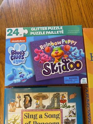 CHILDREN’S BOOKS, HARMONICA, & PUZZLES
