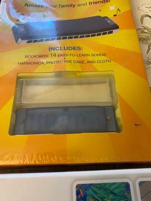 CHILDREN’S BOOKS, HARMONICA, & PUZZLES