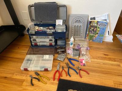 ALL ANYONE COULD NEED TO START MAKING DAZZLING JEWELRY OR JUST ADD TO A HOBBY