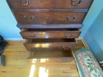VERY HANDSOME HIGH BOY CHEST OF DRAWERS
