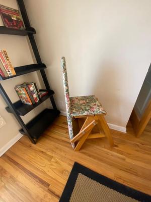 AMISH 3-IN-1 CONVERTIBLE IRONING BOARD, STEP STOOL AND CHAIR