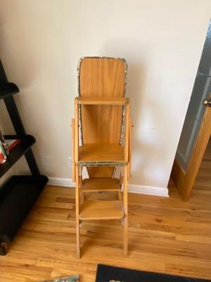 AMISH 3-IN-1 CONVERTIBLE IRONING BOARD, STEP STOOL AND CHAIR