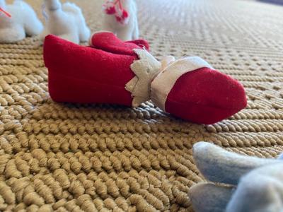 VINTAGE CHRISTMAS ELFS, 1960’S BOY WITH MOUSE FIGURINE, CAMELS FROM PERU