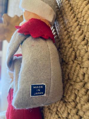 VINTAGE CHRISTMAS ELFS, 1960’S BOY WITH MOUSE FIGURINE, CAMELS FROM PERU