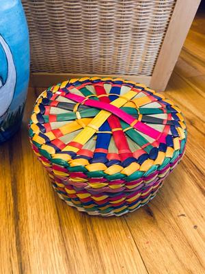 A VARIETY OF DIFFERENT BASKETS WITH EASTER AROUND THE CORNER AND HOME DECOR