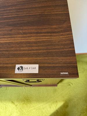 Vinatge Gusdorf Set of 2 VHS/ Media Storage Cabinets on Wheels