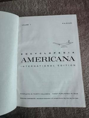 Vintage Encyclopedia Americana International Edition Volume 1-30