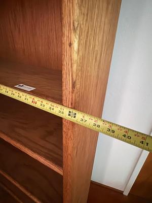 Vintage Wooden Shelf 70" Tall