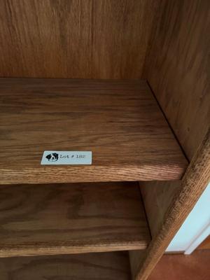 Vintage Wooden Shelf 70" Tall