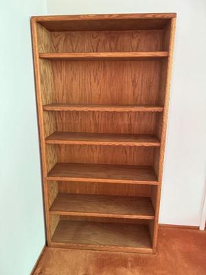 Vintage Wooden Shelf 70" Tall