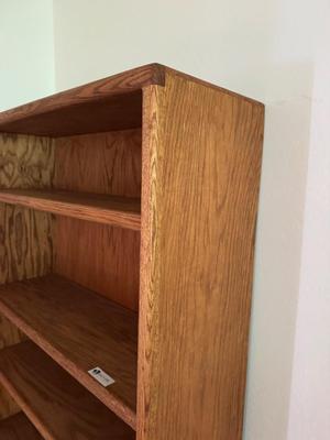Vintage Wooden Shelf 70" Tall