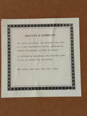 A. Sehring Reproduction Print