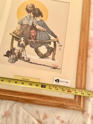 Norman Rockwell Framed Print