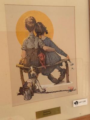 Norman Rockwell Framed Print