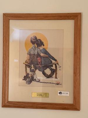 Norman Rockwell Framed Print