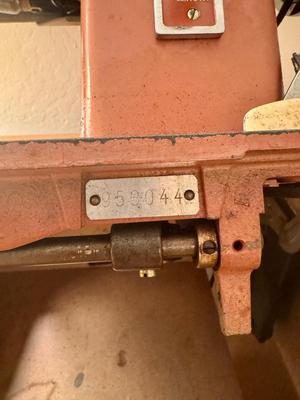 Vintage Sears Kenmore Automatic Sewing Machine Cabinet and Chair - Powers On But Not Working