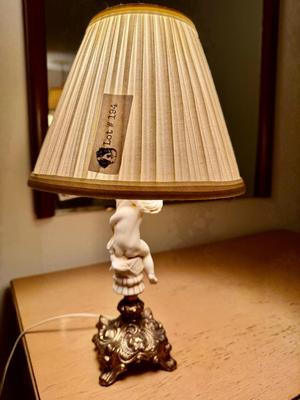 Cherub Lamp - 15" Tall