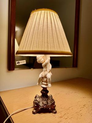 Cherub Lamp - 15" Tall