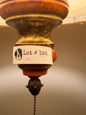 Vintage MCM Hanging Swag Lamp