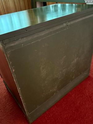 Set of 2 Asian Style Green Bed Side Tables