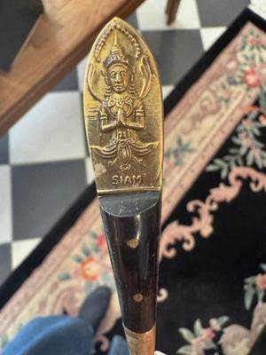 Vintage Siam Brass Flatware Set of 140