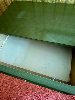 Asian Style Long Dresser with Mirror