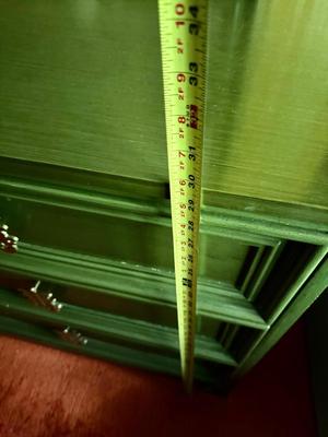 Asian Style Long Dresser with Mirror