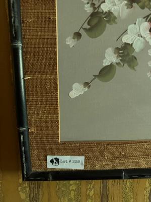 Vintage Asian Framed Painting